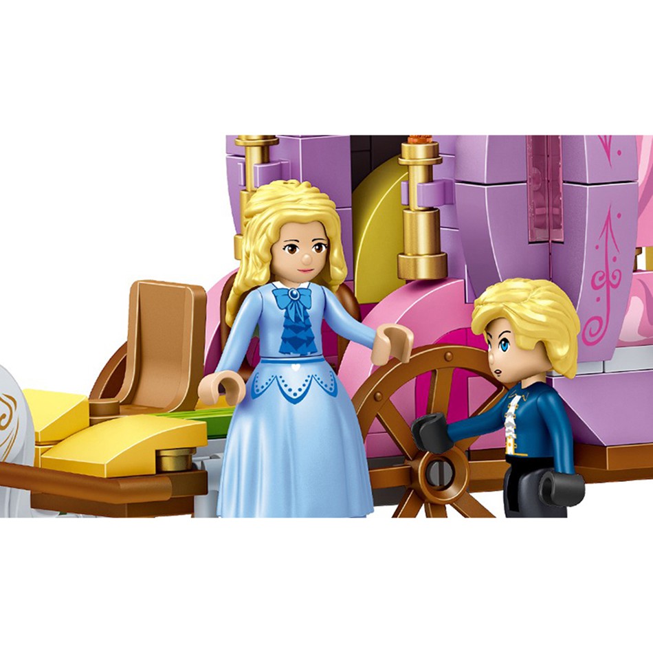 [Mã LIFETOYS1 giảm 30K đơn 99K] Đồ Chơi Lắp Ráp Lego Mô Hình Xe Ngựa Hoàng Gia Công Chúa Disney Dành Cho Trẻ Em