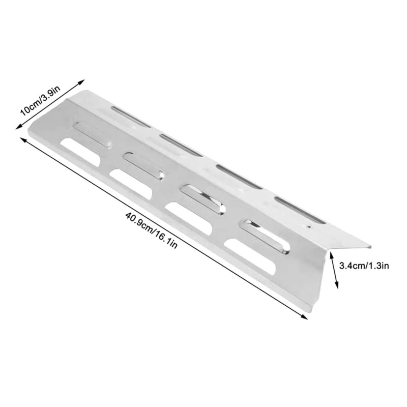 Set 4 Tấm Chắn Nhiệt Bằng Thép Không Gỉ Thay Thế Cho Bếp Nướng BBQ