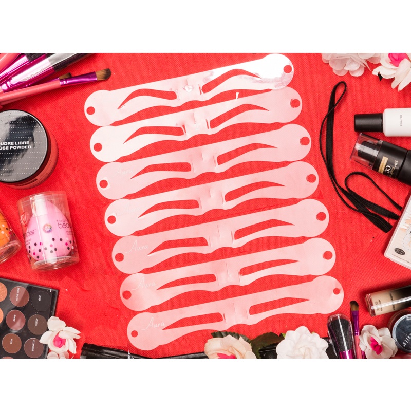 BỘ KHUÔN KẺ MÀY 7 DÁNG VẼ LÔNG MÀY CỰC NHANH - KHUỒN KẺ LÔNG MÀY MẪU MỚI, SIÊU HOT HOT CHO CHỊ EM