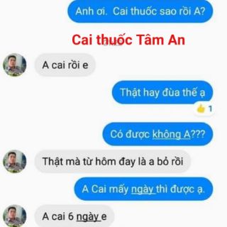 Cai thuốc lá 3-7 ngày