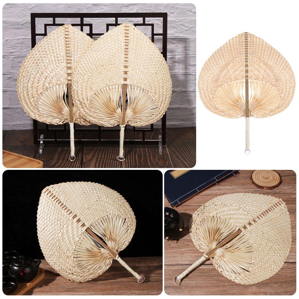 Quạt Tre Tự Nhiên Handmade Treo Tường Trang Trí Mùa Hè