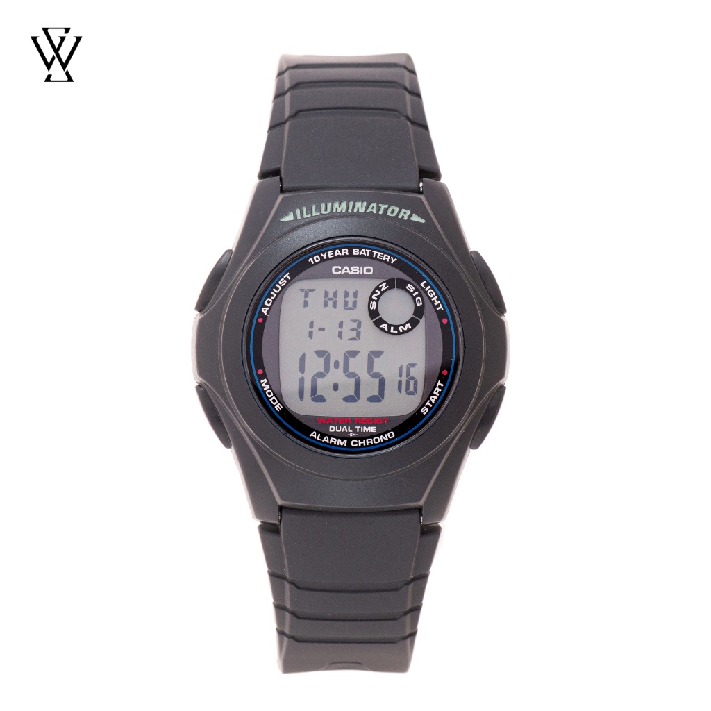 Đồng Hồ Điện Tử Nam Casio WATCHSTORE F-200W-1ADF Thiết Kế Mặt Kính 40mm, Dây Và Vỏ Nhựa Cao Cấp