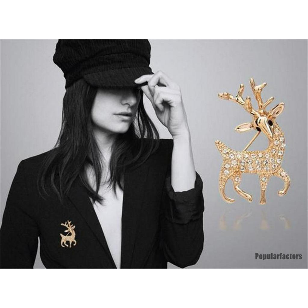 Ghim Cài Áo Hình Viên Kim Cương Nhân Tạo Thời Trang