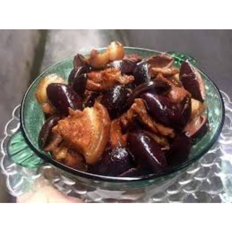 Trám đen muối 1000ml lọ Thủy tinh Thương hiệu Ngon và Lành