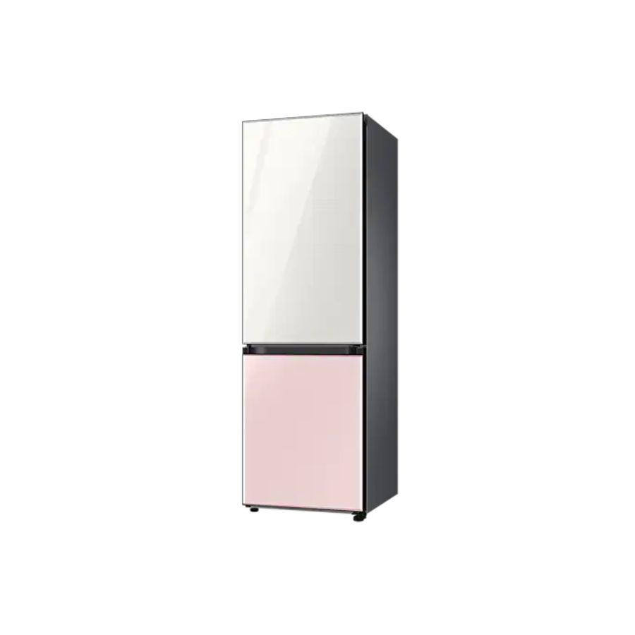 Tủ lạnh BESPOKE 2 Cửa Ngăn Đông Dưới 339L Trắng/Hồng RB33T307055