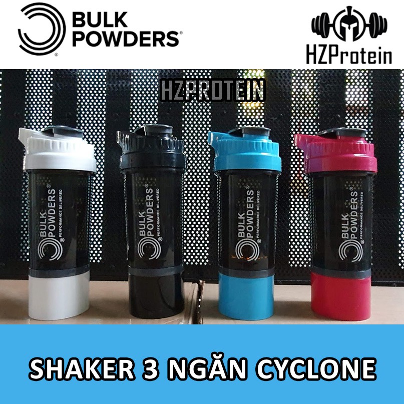 SHAKER CYCLONE BULK POWDER - 600 ML - Bình nước thể thao, tập gym, văn phòng