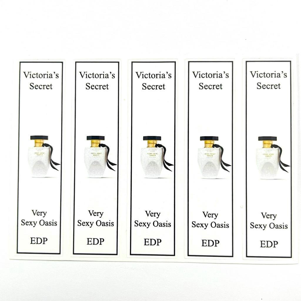 [HCM] Combo 10 Tem Dán Chai Nước Hoa Victoria's Secret cho chai chiết đủ các dòng