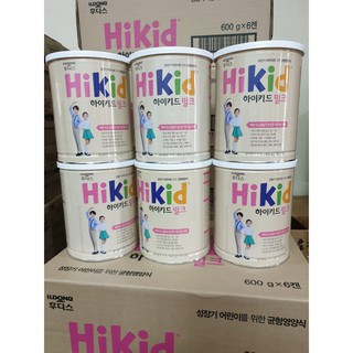 Sữa hikid vani 600g ( sỉ thùng 6 hộp)