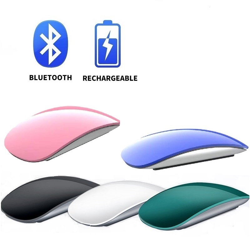 Chuột Không Dây Bluetooth Có Thể Sạc Lại Bằng Tia Laser Không Gây Tiếng Ồn Cho Pc Laptop Notebook