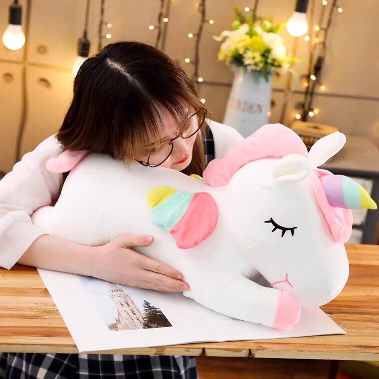 [ FREESHIP_50K] Ngựa pony nhồi bông ngựa unicorn size to nhất ảnh thật