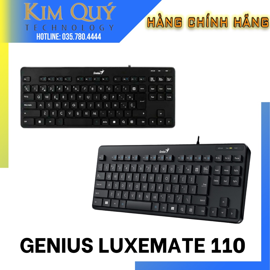 Bàn phím Genius Luxemate 110 CHÍNH HÃNG BẢO HÀNH 12 THÁNG