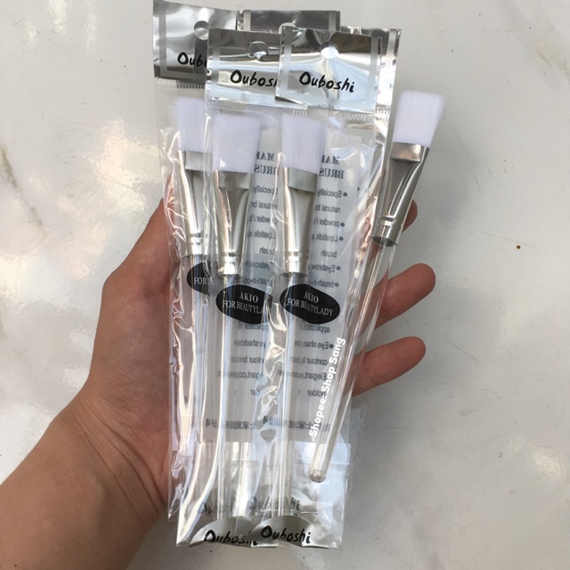 Sỉ 12 Cọ Cán Trong Quét Mặt Nạ 17.5Cm