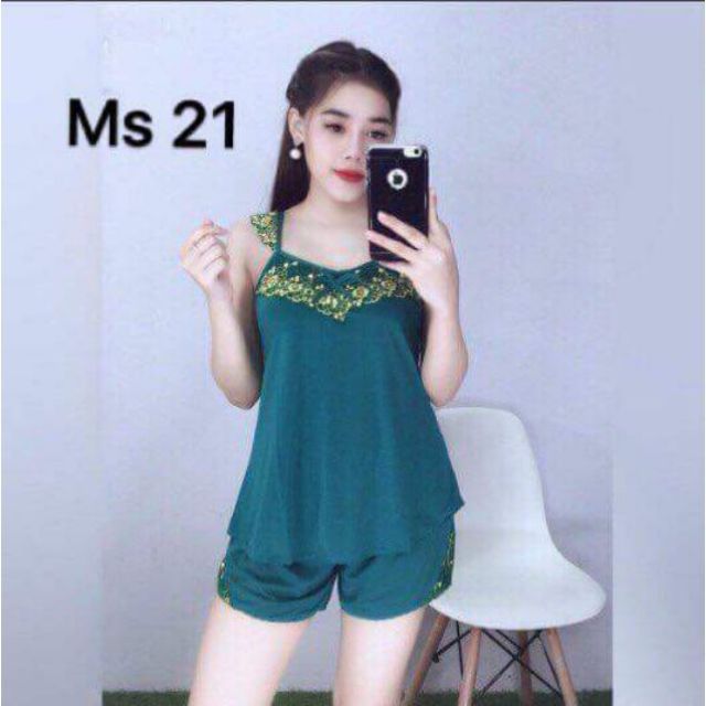 [Mã WA1606 giảm 15% đơn 99k] Đồ Ngủ Thun Lạnh Mẫu Cánh Tiên Siêu Xinh( Từ 40_75kg) | BigBuy360 - bigbuy360.vn