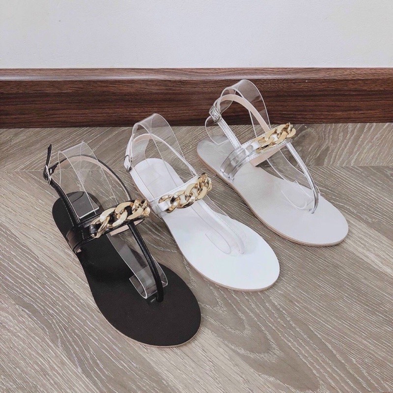 Giày sandal kẹp lắc xích