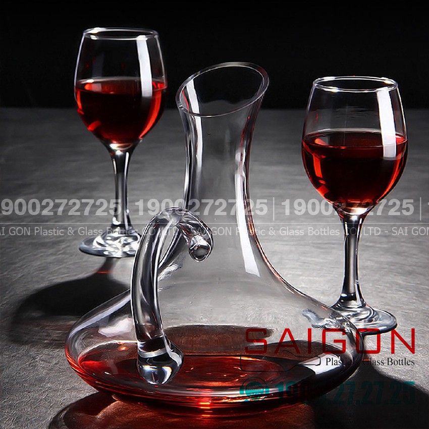 Bình Rót Decanter Nude Pitcher 1000ml | Thủy tinh Cao Cấp, nhập khẩu Thổ nhĩ Kỳ