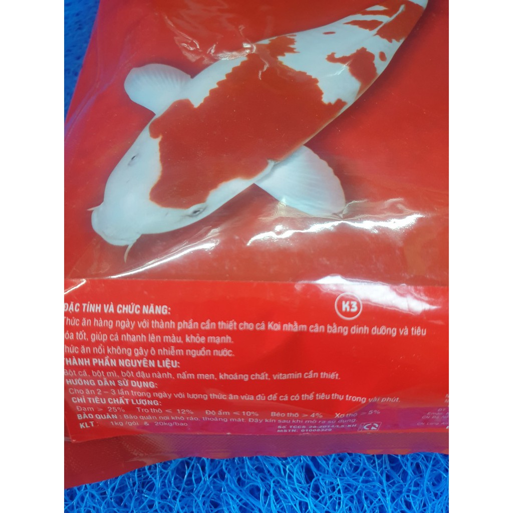 Thức ăn cho cá Chép Koi BEAUTY KOI FOOD 1KG