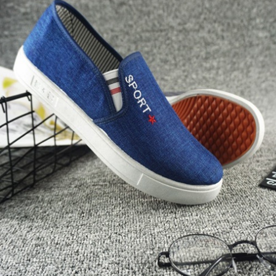 Giầy lười vải nam thoáng khí cho mùa hè | BigBuy360 - bigbuy360.vn