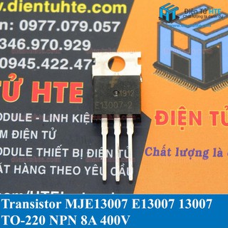 Transistor công suất  JE13007 E13007 13007 400V 8A TO-220
