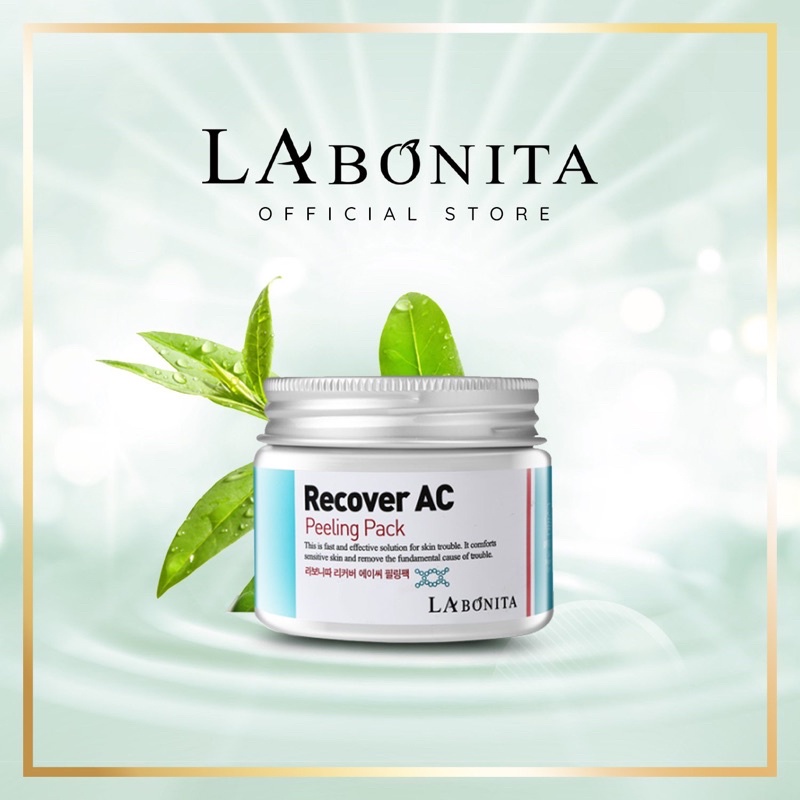 Tẩy Da Chết Dành Cho Da Mụn, Da Nhạy Cảm - LA BONITA Recover AC Peeling Pack 50ml