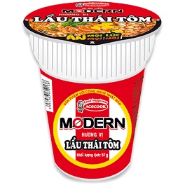 Thùng mỳ ly MODERN hãng ACECOOK vị Lẩu Thái tôm