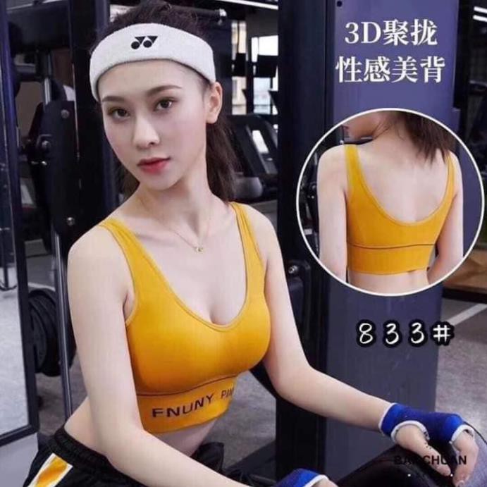 (giá sỉ = lẻ) Bra thể thao FUNNY PINK siêu CÁ TÍNH