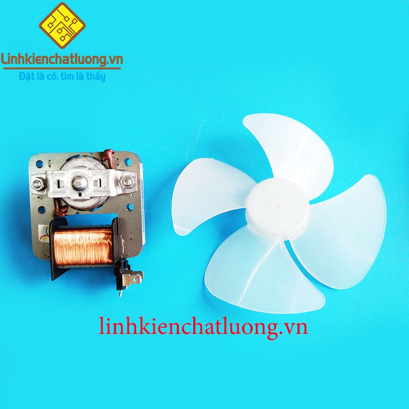 Combo quạt lò vi sóng 2 chân kèm cánh 12.5cm
