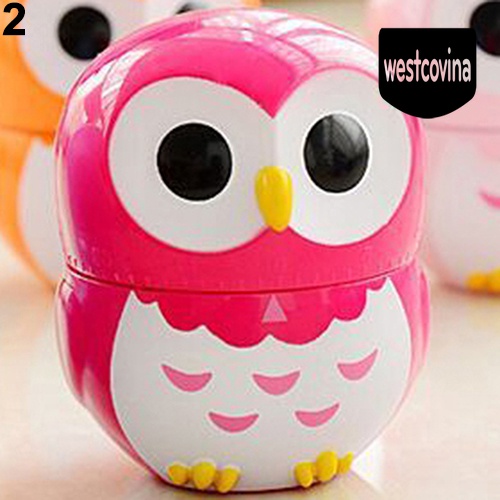 [Hot]☀ Đồng Hồ Hẹn Giờ Nấu Ăn 60 Phút Hình Chim Cú