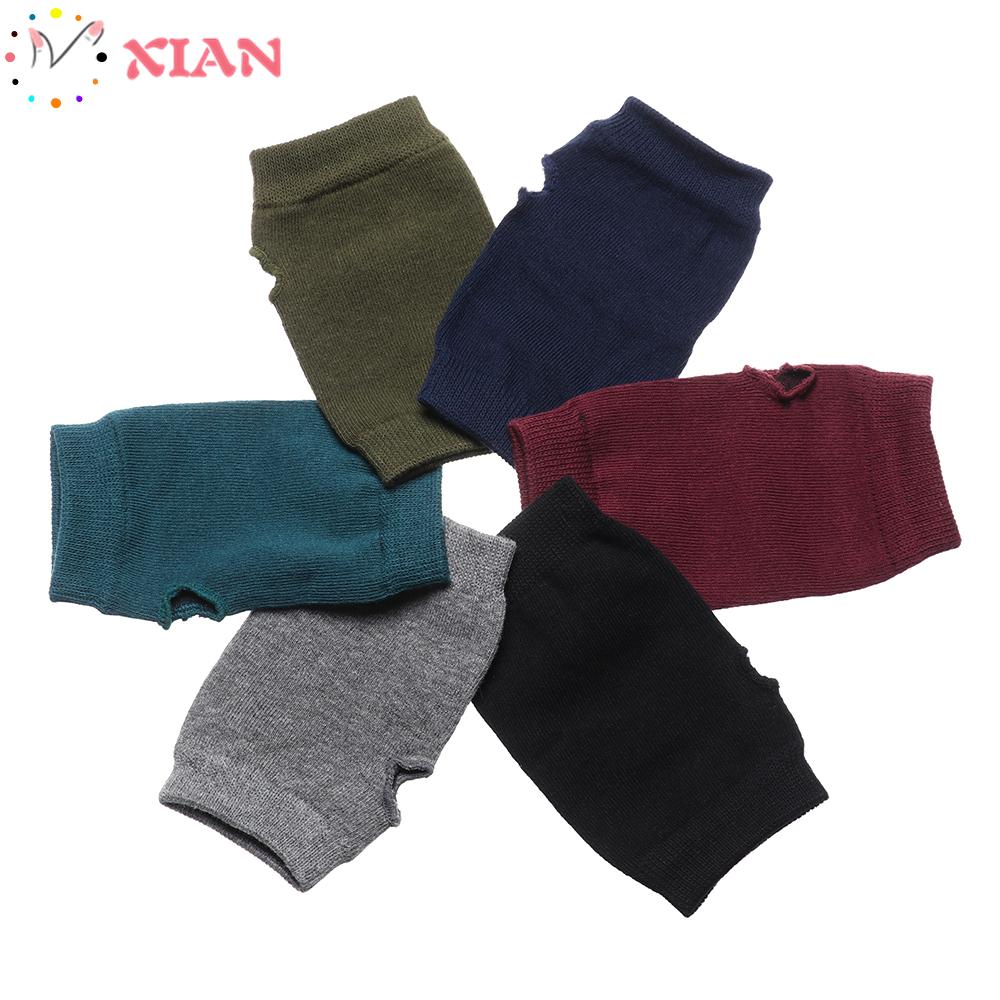 Đôi Găng Tay Len Hở Ngón Giữ Ấm Cho Nữ