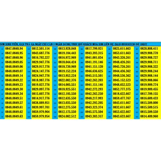 Sim sinh viên đẹp,  999A,888B,777D,666C, gọi thả ga tháng chỉ 35k
