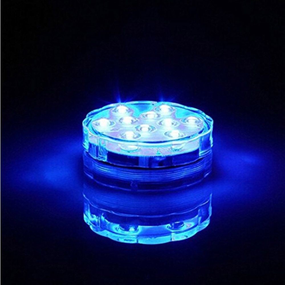 Đèn led RGB nhiều màu sử dụng pin trang trí bể cá/tiệc cưới độc đáo