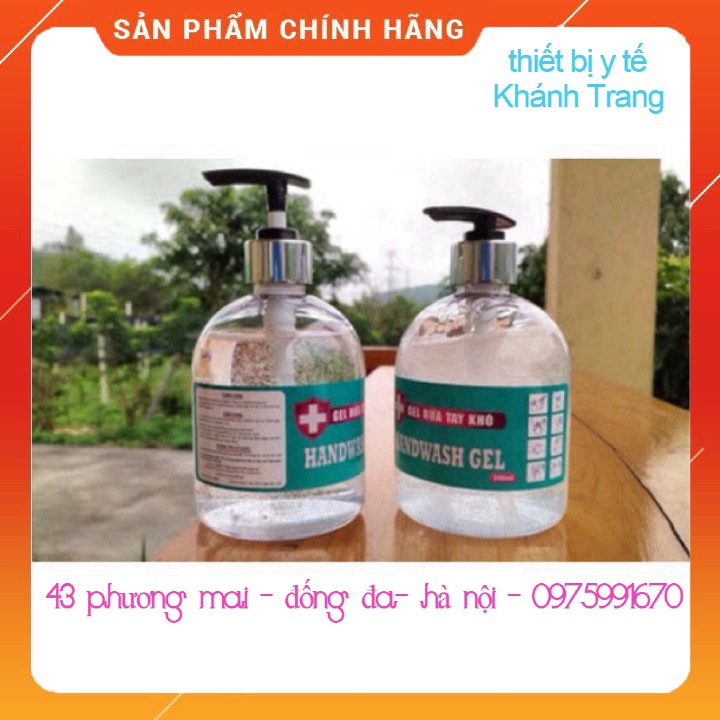 [Hàng có sẵn] Nước rửa tay Khô Sát khuẩn Handwash gel 500ml - Cam kết chuẩn công ty