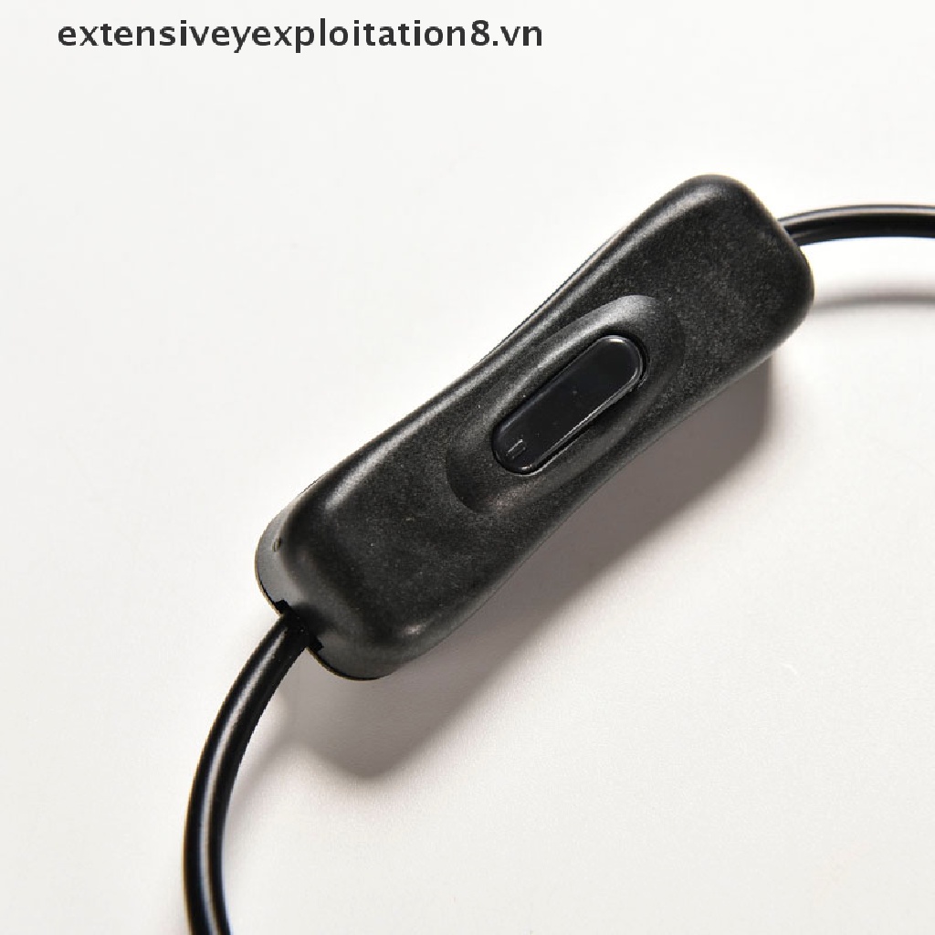 【extensive】 In-Line Power Switch ON/OFF 2.1mm/5.5mm Cable Jack For Arduino Plug 12V  【vn】