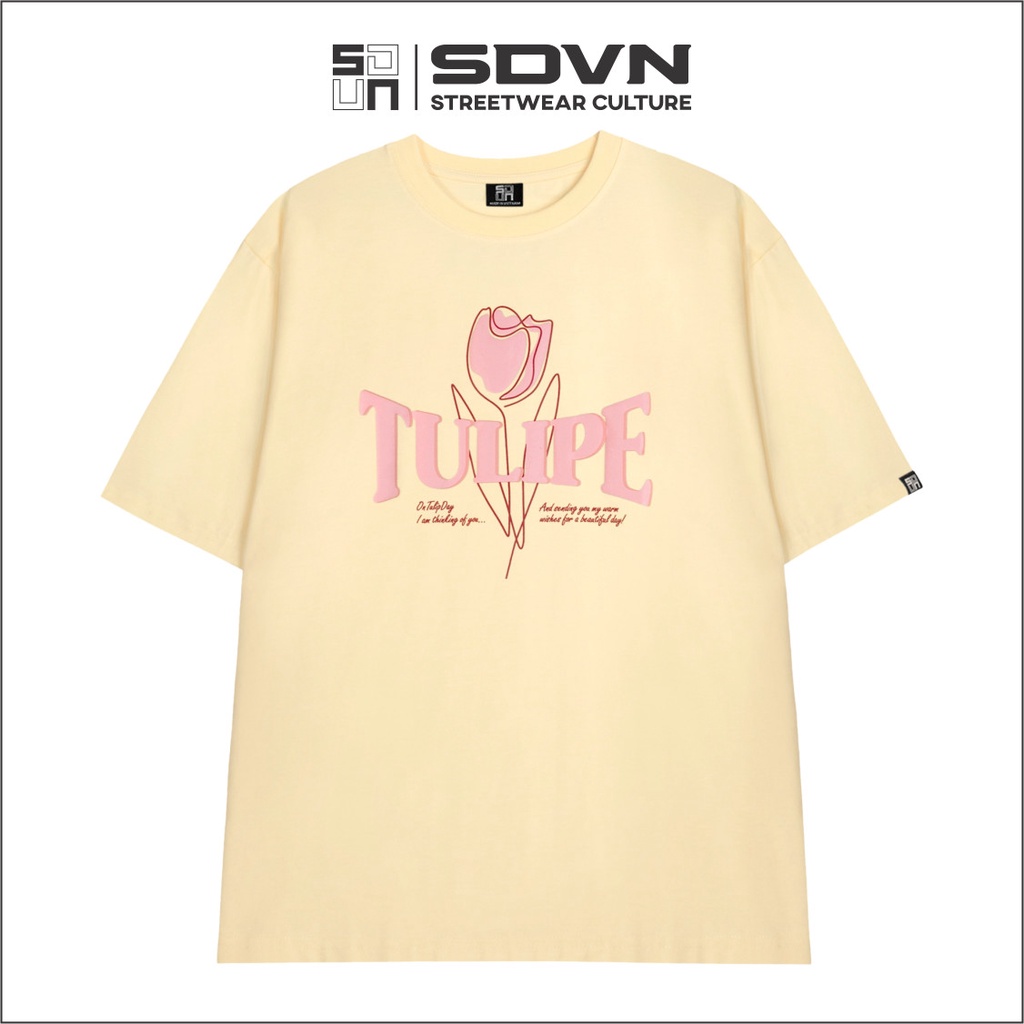 Áo Thun Unisex Nam Nữ Form rộng Local Brand SDVN TULIPE