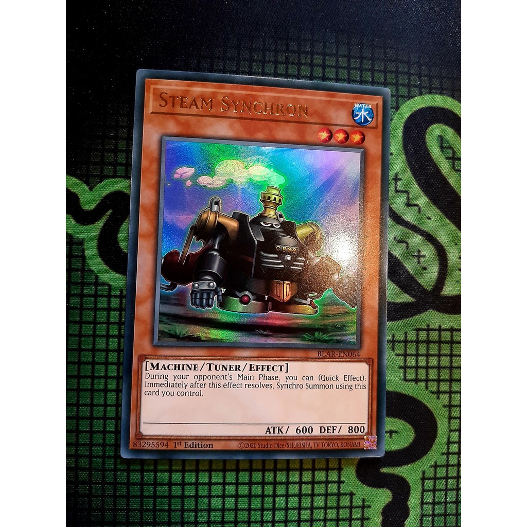 THẺ BÀI YUGIOH Steam Synchron - BLAR-EN064 - Ultra Rare 1st Edition