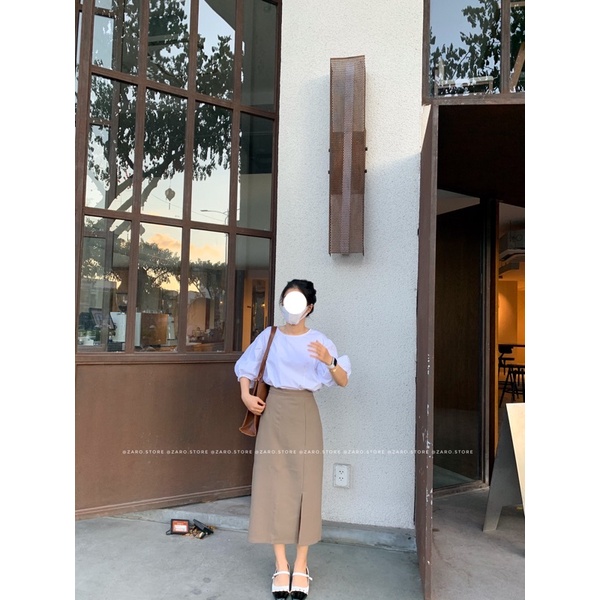 Chân váy xẻ 3 màu korea [ Hình thật] | BigBuy360 - bigbuy360.vn