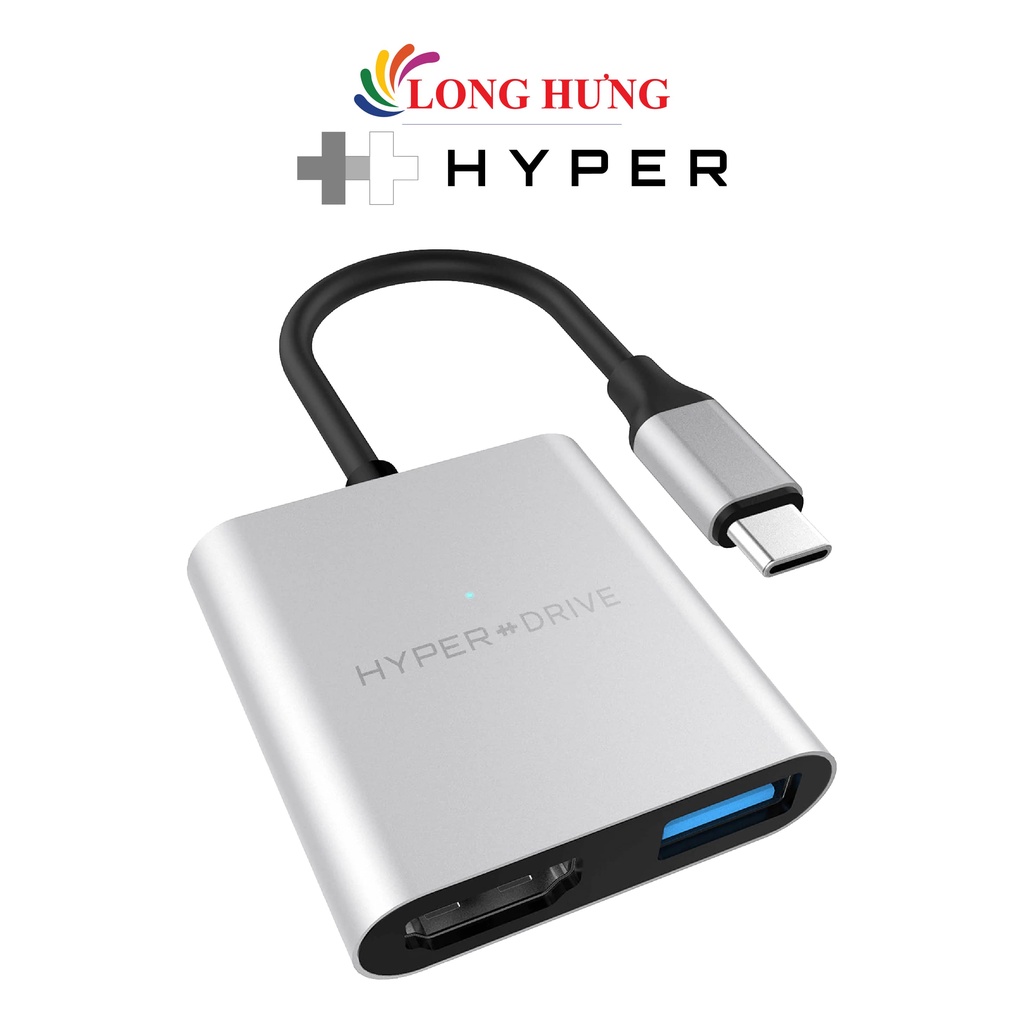 Cổng chuyển đổi HyperDrive 3-in-1 USB-C Hub HD259 - Hàng chính hãng