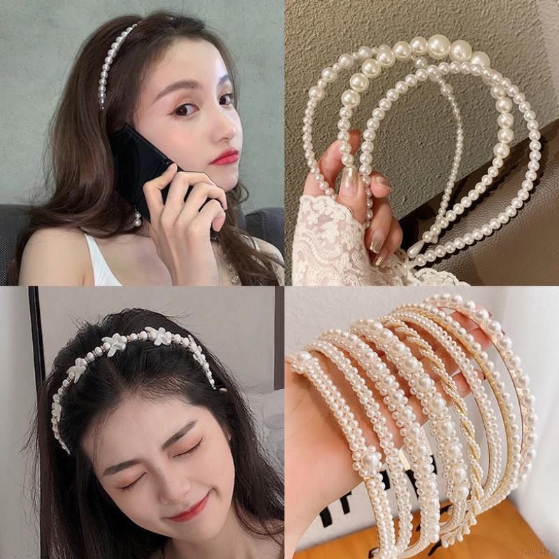 Cài Tóc Đính Ngọc Trai Phong Cách Hàn Quốc Xinh Xắn Cho Nữ