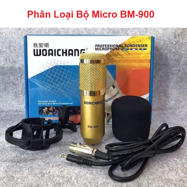 Combo Sound Card K300, Tặng Tai Nghe AKG - Micro Thu Âm BM 900 - Bộ Hát Livestream Karaoke Rất Hay - Model 2022