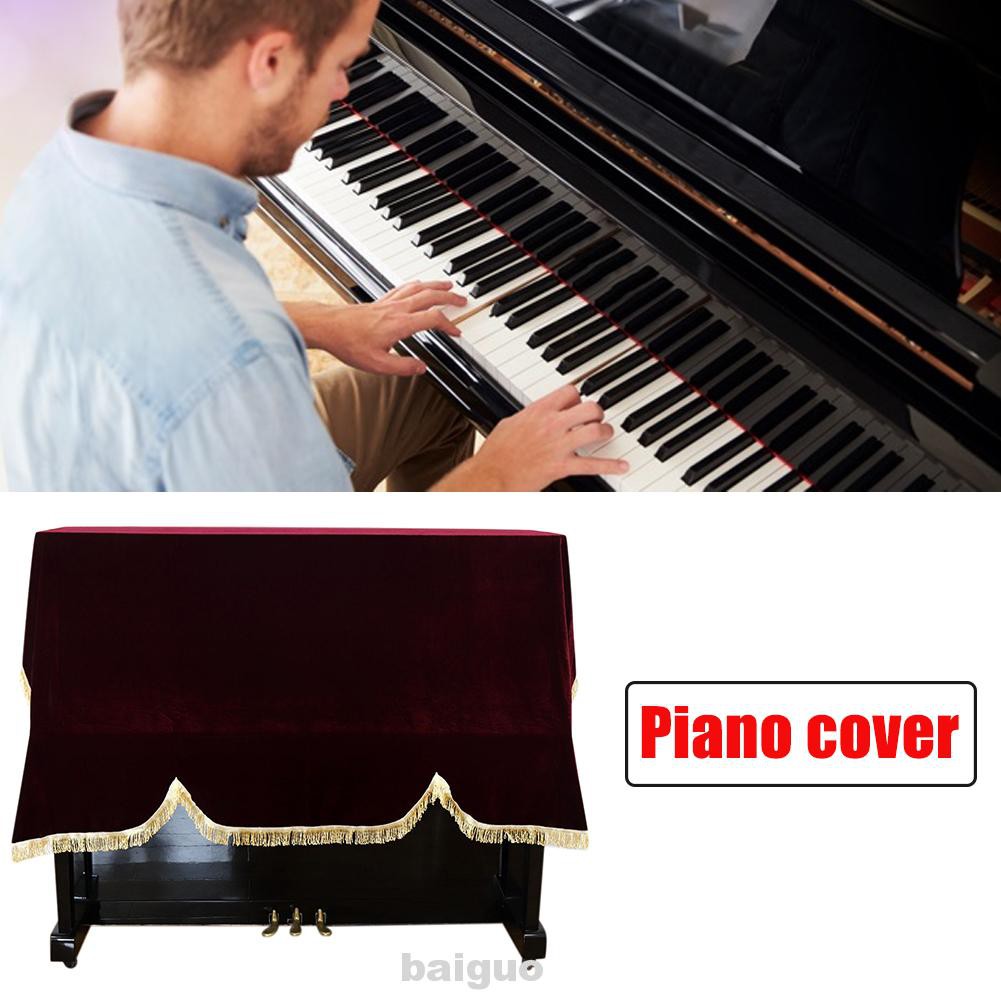 Home Universal Soft Foldable Anti Scratch Non Slip Upright Vertical Piano Cover