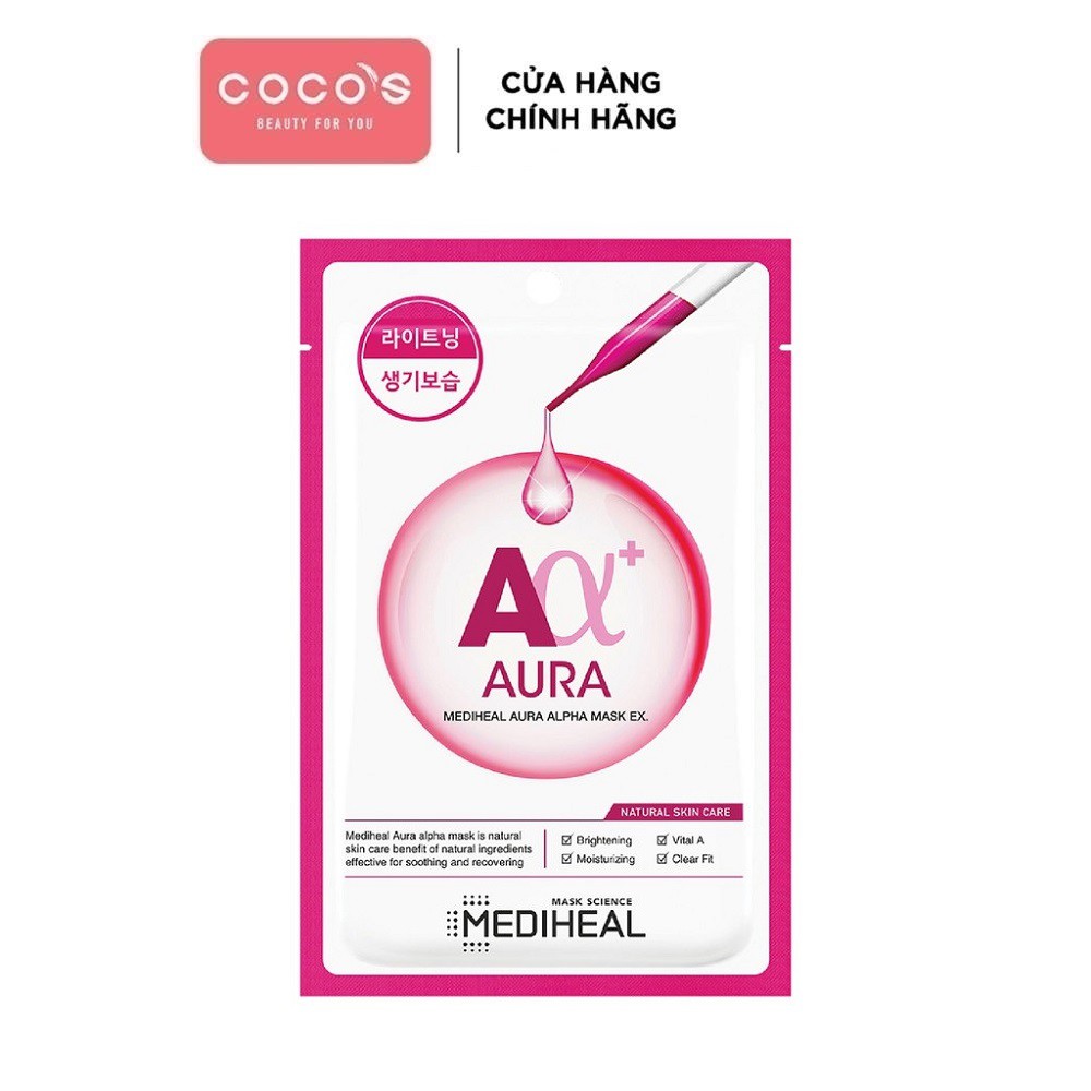 [Mã COSCOCOT4 -8% đơn 250K] Mặt Nạ Mediheal Alpha Mask EX 23ml