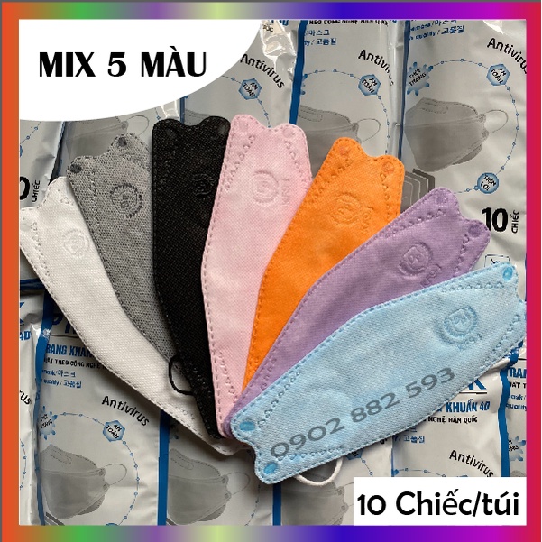 Khẩu trang KF94 phong cách HÀN QUỐC 4D kháng khuẩn Đại Phát