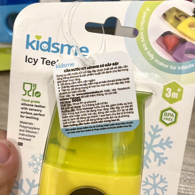 Gặm nướu ICY Kidsme CHÍNH HÃNG, Xoa dịu hiệu quả những cơn đau nướu của Trẻ trong giai đoạn mọc răng