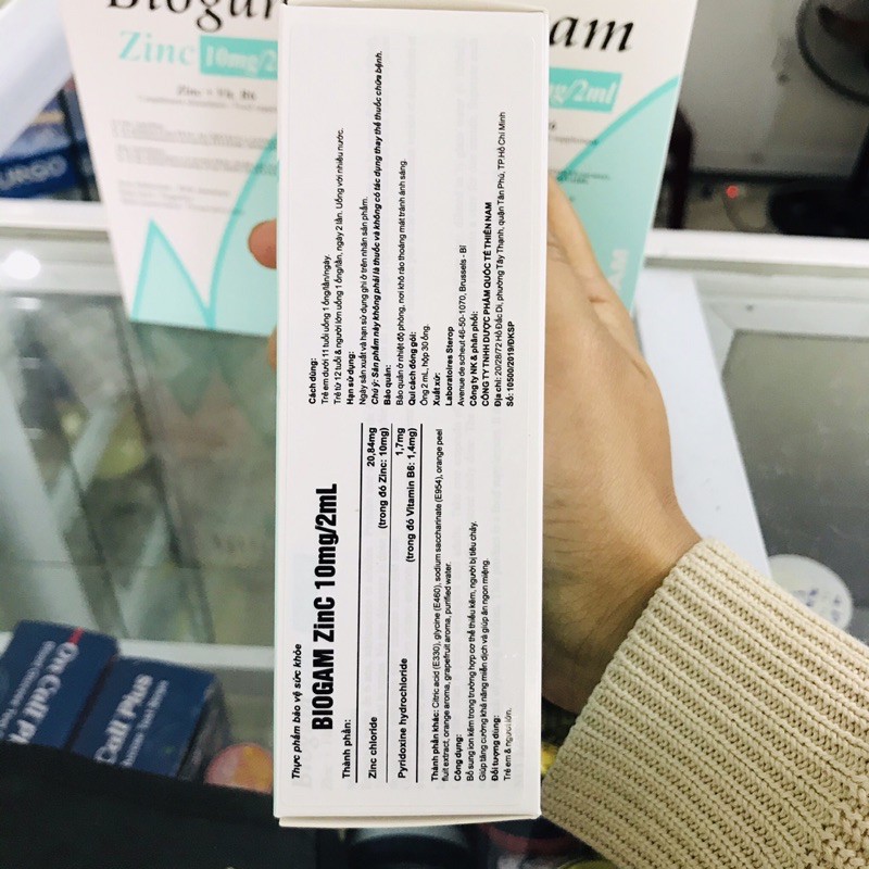 Kẽm BIOGAM/Tăng đề kháng cho bé | Thế Giới Skin Care