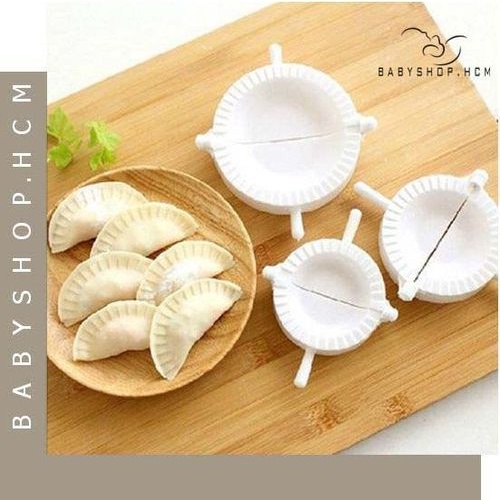 Bộ 3 khuôn làm bánh xếp, sủi cảo, Mandu Hàn Quốc