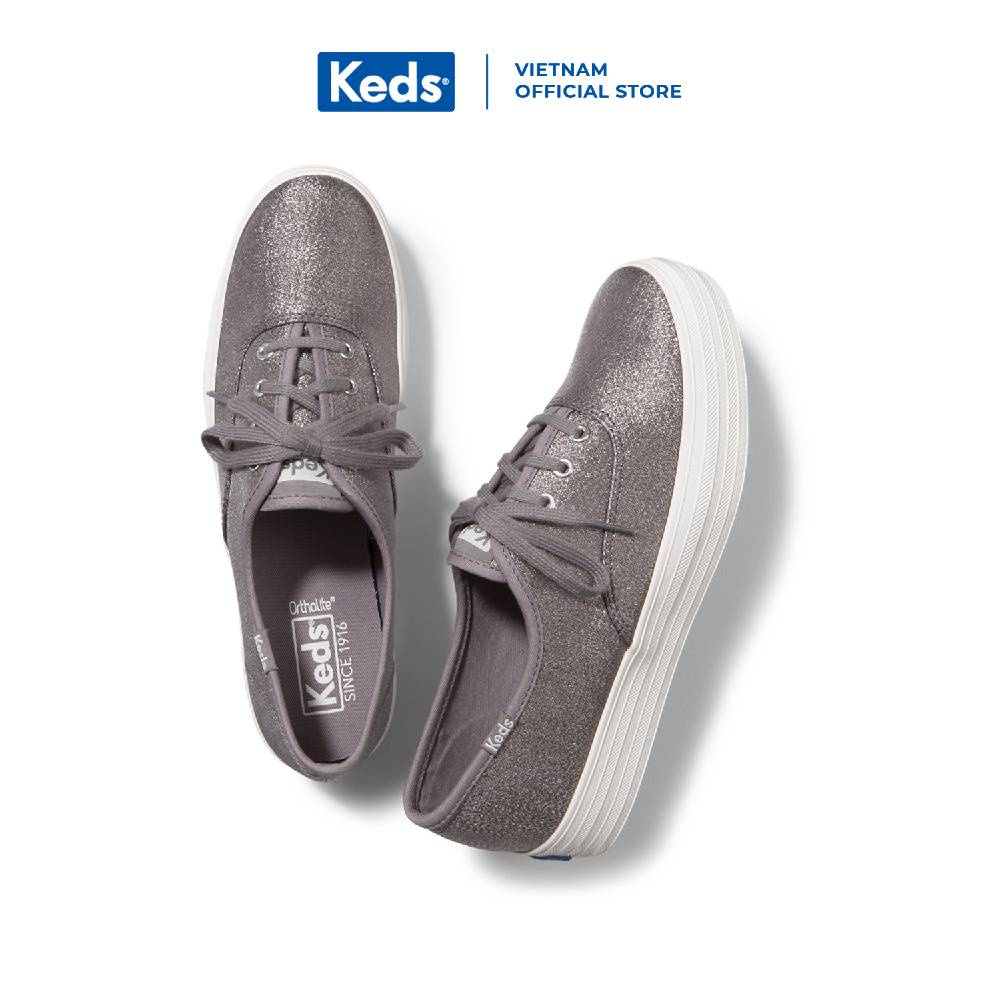 Giày Keds Nữ - Triple Lurex Gunmetal - KD057292