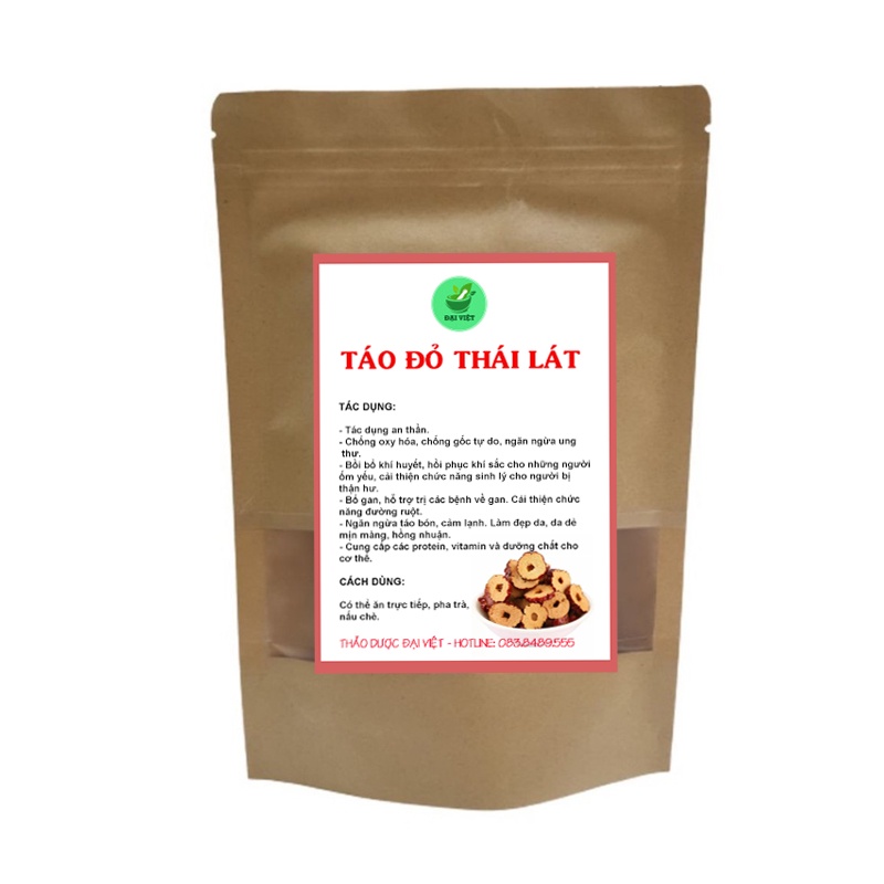 Táo Đỏ Thát Lát sấy khô [1KG] Loại thượng hạng