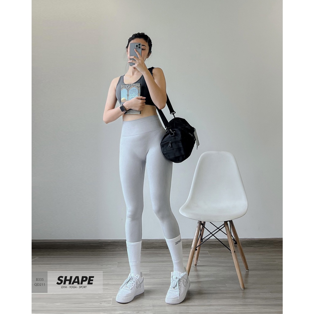 Quần legging tập gym yoga nữ chun mông tôn vòng 3 NVG [QD211]