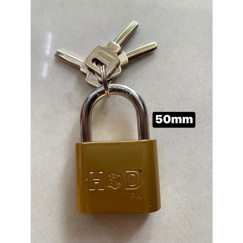 Ổ khoá HD cao cấp 3 chìa, chắc chắn, bền, ổ khoá bấm 50mm loại tốt ship hoả tốc hcm
