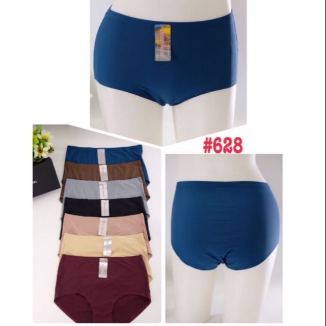 Quần lót nữ mềm mát không đường may, Quần su cạp cao Thái Lan Sister hood 628