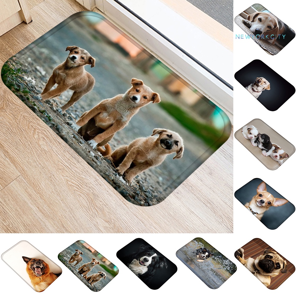 Thảm Chùi Chân Chống Trượt Hình Chú Chó Ngộ Nghĩnh